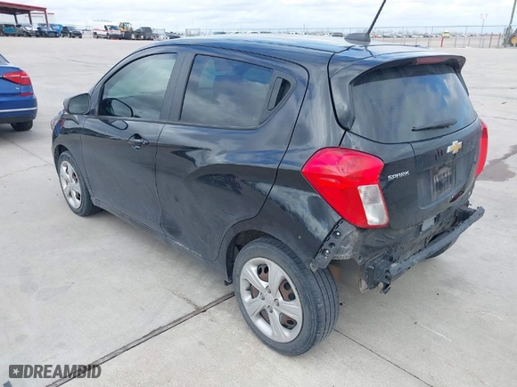 2020 Chevrolet Spark LS with VIN KL8CB6SA5LC458192, listed as a IAAI auction lot 41484486 with 51,982 mi miles. Bid and sale history available at carsss.com. Image 3.