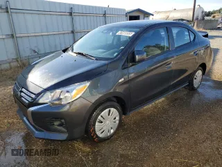 2024 Mitsubishi Mirage ES z VIN ML32FUFJ6RHF18262, wystawiony jako Copart lot #63400055 z przebiegiem 3 577 mil mil oraz Czysty tytuł • Clean title. Historia ofert i sprzedaży dostępna na DreamBid. Obrazek 1.