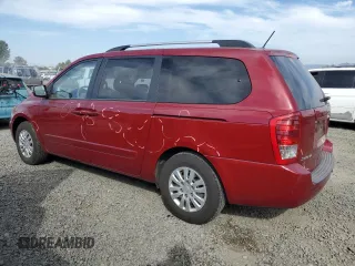 2011 Kia Sedona LX with VIN KNDMG4C72B6369858, listed as a Copart auction lot 70339124 with 165,640 mi miles and Salvage Title. Bid and sale history available at carsss.com. Image 2.