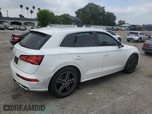 2018 Audi SQ5 Premium Plus with VIN WA1A4AFY0J2176476, listed as a Copart auction lot 53532664 with 72,600 mi miles and . Bid and sale history available at DreamBid. Image 3.