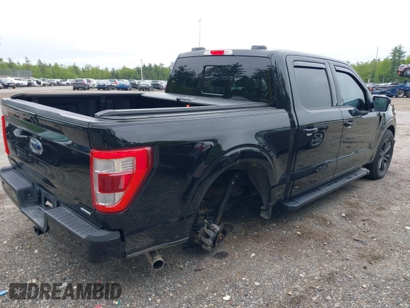 2022 Ford F-150 XL with VIN 1FTEW1EP5NFB41358, listed as a IAAI auction lot 42314491 with 68,749 mi miles and . Bid and sale history available at DreamBid. Image 4.