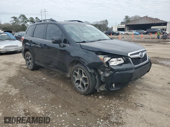 2014 Subaru Forester XT Touring with VIN JF2SJGMC2EH534565, listed as a Copart auction lot 44773305 with 142,537 mi miles and Salvage Title. Bid and sale history available at DreamBid. Image 4.