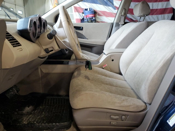 2005 Nissan Murano SE with VIN JN8AZ08W05W412009, listed as a Copart auction lot 83227334 with 146,257 mi miles and Clean Title. Bid and sale history available at carsss.com. Image 7.