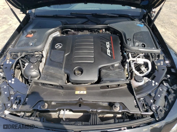 2021 Mercedes-Benz AMG GT with VIN W1K7X6BB1MA036846, listed as a Copart auction lot 49321955 with 54,433 mi miles and Salvage Title. Bid and sale history available at carsss.com. Image 11.