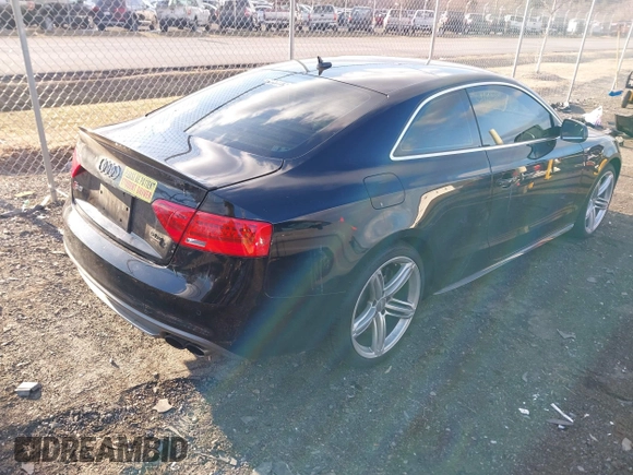 2014 Audi S5 Premium Plus with VIN WAUCGAFR1EA042566, listed as a IAAI auction lot 41632080 with 116,224 mi miles. Bid and sale history available at carsss.com. Image 4.