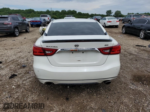 2017 Nissan Maxima SL with VIN 1N4AA6APXHC440131, listed as a Copart auction lot 61778855 with 109,124 mi miles and Salvage title. Bid and sale history available at DreamBid. Image 6.