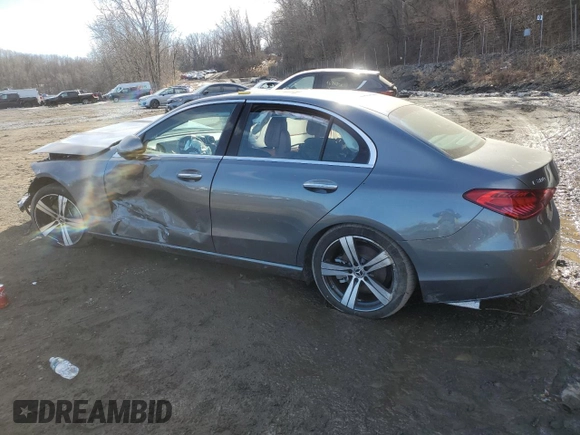 2024 Mercedes-Benz C 300 with VIN W1KAF4HB3RR230548, listed as a Copart auction lot 46649255 with Not Provided miles and Salvage Title. Bid and sale history available at DreamBid. Image 2.