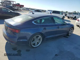 2018 Audi A5 Sportback Prestige with VIN WAUFNCF55JA078752, listed as a Copart auction lot 41371574 with 32,368 mi miles. Bid and sale history available at carsss.com. Image 3.