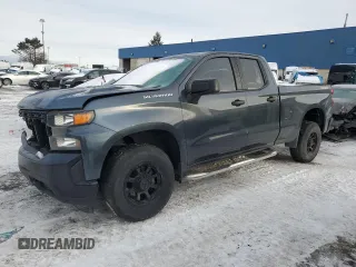 2019 Chevrolet Silverado 1500 Work Truck with VIN 1GCRYAEH1KZ281597, listed as a Copart auction lot 45844875 with 65,871 mi miles and Salvage Title. Bid and sale history available at DreamBid. Image 1.