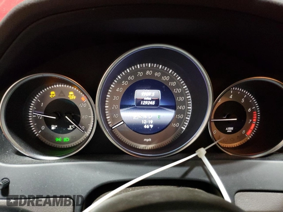 2014 Mercedes-Benz C with VIN WDDGF8AB6EG202289, listed as a Copart auction lot 51733915 with 129,245 mi miles and Salvage Title. Bid and sale history available at carsss.com. Image 9.