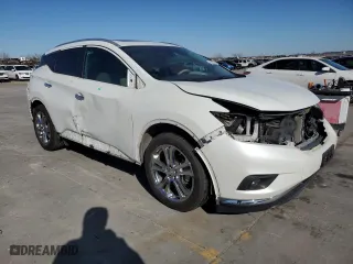 2017 Nissan Murano SL with VIN 5N1AZ2MH1HN153177, listed as a Copart auction lot 42220095 with 57,594 mi miles and Salvage Title. Bid and sale history available at carsss.com. Image 4.