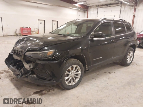 2019 Jeep Cherokee Latitude with VIN 1C4PJMCX6KD218841, listed as a IAAI auction lot 41826614 with 110,109 mi miles and . Bid and sale history available at DreamBid. Image 17.
