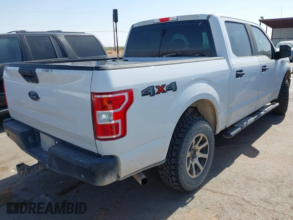 2018 Ford F-150 XL with VIN 1FTEW1E53JKE93841, listed as a IAAI auction lot 42256829 with 126,192 mi miles and . Bid and sale history available at DreamBid. Image 4.