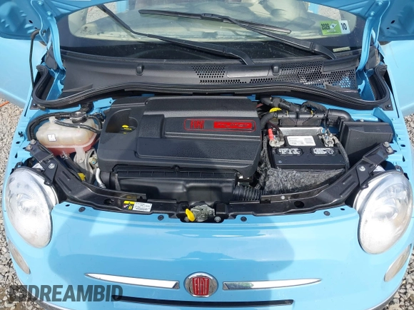 2015 FIAT 500 Lounge with VIN 3C3CFFCR2FT528180, listed as a IAAI auction lot 41674870 with 29,454 mi miles and . Bid and sale history available at DreamBid. Image 10.