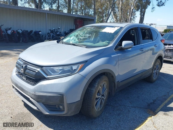 2022 Honda CR-V EX with VIN 5J6RW1H5XNA003897, listed as a IAAI auction lot 40785567 with 1 mi miles. Bid and sale history available at carsss.com. Image 2.