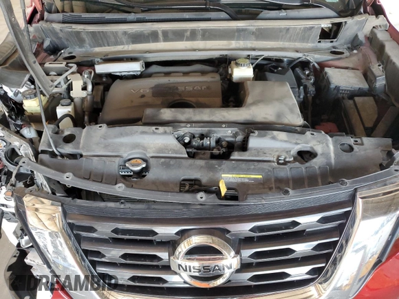 2020 Nissan Pathfinder SV with VIN 5N1DR2BN4LC595722, listed as a Copart auction lot 61621195 with 104,110 mi miles and Salvage title. Bid and sale history available at DreamBid. Image 12.