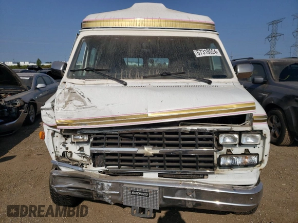 1992 Chevrolet Chevy Van с VIN 2GBEG25K3N4117707, выставлен на аукционе Copart как лот 67318524 с пробегом 181 994 миль миль и Списание • Salvage title. История ставок и продаж доступна на DreamBid. Изображение 5.