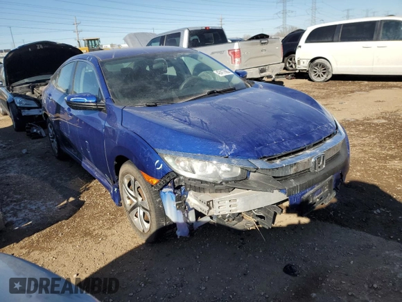 2016 Honda Civic LX with VIN 19XFC2F58GE068631, listed as a Copart auction lot 42417665 with 109,305 mi miles and Salvage Title. Bid and sale history available at carsss.com. Image 4.