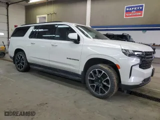 2022 Chevrolet Suburban RST with VIN 1GNSKEKD4NR341895, listed as a Copart auction lot 45866445 with 47,571 mi miles and Salvage Title. Bid and sale history available at carsss.com. Image 4.