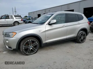 2013 BMW X3 xDrive28i with VIN 5UXWX9C57D0D01583, listed as a Copart auction lot 54091135 with 133,506 mi miles and Clean Title. Bid and sale history available at carsss.com. Image 1.
