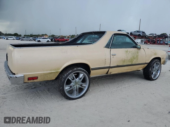1986 Chevrolet El Camino SS z VIN 3GCCW80H8GS916332, wystawiony jako Copart lot #58666075 z przebiegiem 90 693 mil mil oraz Czysty tytuł • Clean title. Historia ofert i sprzedaży dostępna na DreamBid. Obrazek 3.