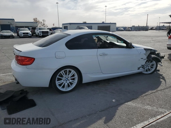 2012 BMW 3 Series 335i with VIN WBAKG7C59CE803303, listed as a Copart auction lot 45628795 with 0 mi miles and Salvage Title. Bid and sale history available at carsss.com. Image 3.
