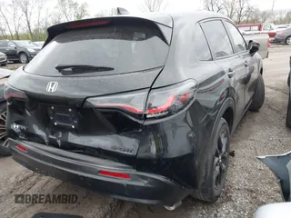 2024 Honda HR-V Sport with VIN 3CZRZ2H55RM742570, listed as a IAAI auction lot 41984710 with 25,515 mi miles and . Bid and sale history available at DreamBid. Image 4.