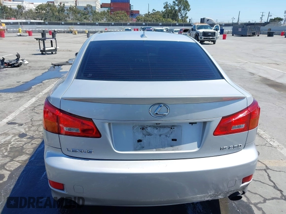 2007 Lexus IS with VIN JTHBK262775037758, listed as a IAAI auction lot 41990064 with 156,319 mi miles. Bid and sale history available at carsss.com. Image 16.