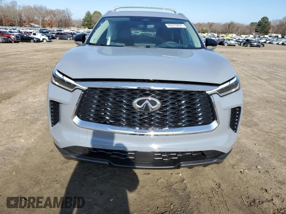 2025 Infiniti QX60 Sensory with VIN 5N1AL1GS2SC338845, listed as a Copart auction lot 85276094 with 361 mi miles and Salvage Title. Bid and sale history available at DreamBid. Image 5.