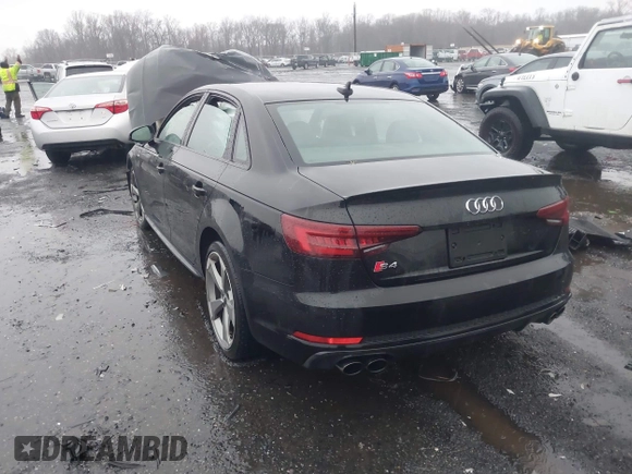 2018 Audi S4 Premium Plus with VIN WAUB4AF48JA231539, listed as a IAAI auction lot 41683501 with 18,996 mi miles. Bid and sale history available at carsss.com. Image 3.