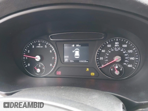 2019 Kia Sorento LX with VIN 5XYPG4A37KG524608, listed as a IAAI auction lot 41824210 with 103,228 mi miles. Bid and sale history available at carsss.com. Image 7.