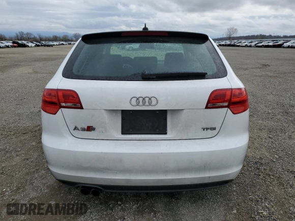2011 Audi A3 Premium Plus with VIN WAUKEAFM6BA010052, listed as a Copart auction lot 47665695 with 150,840 mi miles and Salvage title. Bid and sale history available at DreamBid. Image 6.