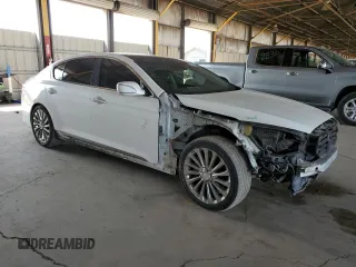 2017 Kia K900 Luxury with VIN KNALW4D45H6036529, listed as a Copart auction lot 63127755 with 114,540 mi miles and Salvage title. Bid and sale history available at DreamBid. Image 4.
