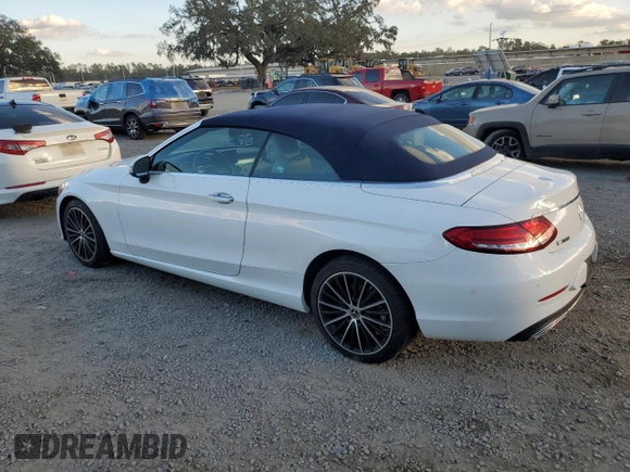 2019 Mercedes-Benz C 300 with VIN WDDWK8EB8KF791235, listed as a Copart auction lot 85212844 with Not provided miles and Salvage title. Bid and sale history available at DreamBid. Image 2.
