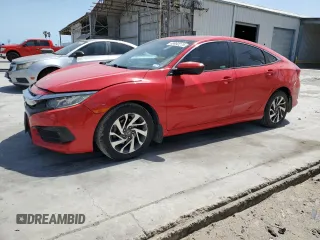 2018 Honda Civic Sedan EX with VIN 2HGFC2F71JH580343, listed as a Copart auction lot 49992275 with 66,103 mi miles and Salvage Title. Bid and sale history available at carsss.com. Image 1.
