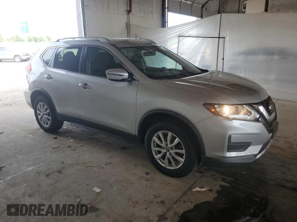 2017 Nissan Rogue S with VIN KNMAT2MV3HP531788, listed as a Copart auction lot 58473905 with 95,700 mi miles and Salvage title. Bid and sale history available at DreamBid. Image 4.