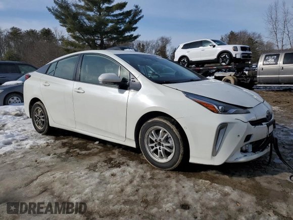 2019 Toyota Prius LE with VIN JTDL9RFUXK3006102, listed as a Copart auction lot 46575335 with 136,442 mi miles and Salvage Title. Bid and sale history available at DreamBid. Image 4.