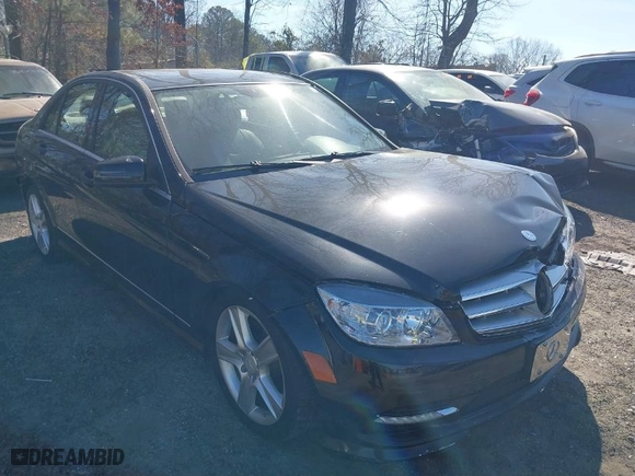 2011 Mercedes-Benz C-Class C 300 Sport with VIN WDDGF5EB6BA514197, listed as a IAAI auction lot 41709154 with 233,505 mi miles. Bid and sale history available at carsss.com. Image 1.