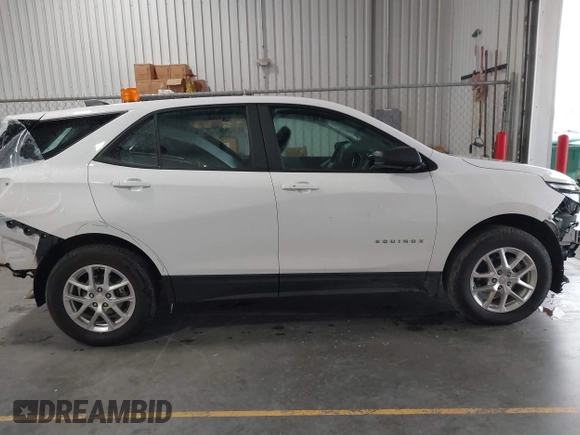 2024 Chevrolet Equinox LS with VIN 3GNAX5EG7RL282809, listed as a IAAI auction lot 41303269 with 5,291 mi miles. Bid and sale history available at carsss.com. Image 12.