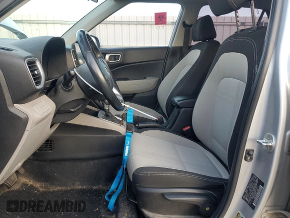 2021 Hyundai Venue SEL with VIN KMHRC8A30MU071456, listed as a Copart auction lot 82291174 with 93,694 mi miles and Salvage Title. Bid and sale history available at carsss.com. Image 7.