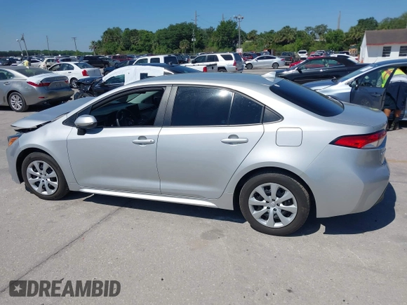 2023 Toyota Corolla LE with VIN 5YFB4MDE8PP053698, listed as a IAAI auction lot 42052631 with 26,766 mi miles. Bid and sale history available at carsss.com. Image 14.