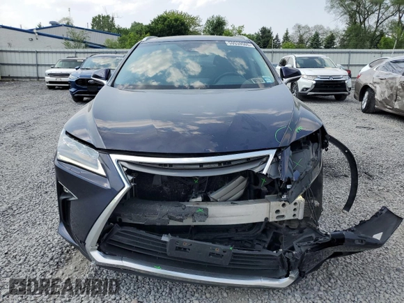 2018 Lexus RX 350 with VIN 2T2BZMCA6JC149235, listed as a Copart auction lot 59939505 with 214,676 mi miles and Salvage title. Bid and sale history available at DreamBid. Image 5.