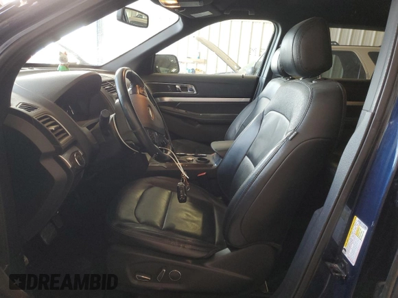 2017 Ford Explorer XLT with VIN 1FM5K7DH2HGD11257, listed as a Copart auction lot 50659045 with 88,409 mi miles and Salvage Title. Bid and sale history available at DreamBid. Image 7.