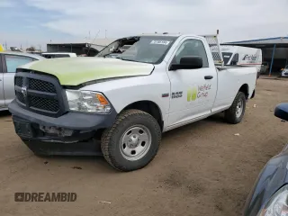 2017 Ram 1500 Tradesman with VIN 3C6JR7DT5HG669192, listed as a Copart auction lot 75766184 with 112,024 mi miles and Salvage title. Bid and sale history available at DreamBid. Image 1.