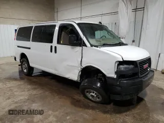2022 GMC Savana z VIN 1GTZ7GF79N1230444, wystawiony jako Copart lot #47751865 z przebiegiem 43 481 mil mil oraz Szkody całkowita. Historia ofert i sprzedaży dostępna na DreamBid. Obrazek 4.
