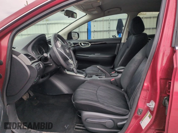 2017 Nissan Sentra SV with VIN 3N1AB7AP5HL671684, listed as a Copart auction lot 50741995 with 108,044 mi miles and Salvage Title. Bid and sale history available at carsss.com. Image 7.