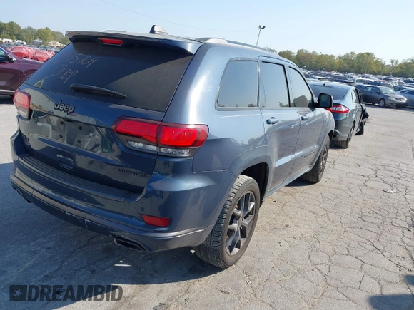 2020 Jeep Grand Cherokee Limited X z VIN 1C4RJFBG1LC184921, wystawiony jako IAAI lot #40587410 z przebiegiem 111 718 mil mil oraz . Historia ofert i sprzedaży dostępna na DreamBid. Obrazek 4.