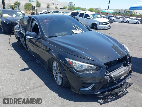 2021 Infiniti Q50 Luxe with VIN JN1EV7BP2MM707502, listed as a IAAI auction lot 42315854 with Not provided miles and . Bid and sale history available at DreamBid. Image 13.