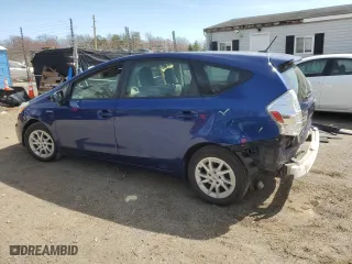 2012 Toyota Prius v Two with VIN JTDZN3EU4C3146605, listed as a Copart auction lot 49379875 with 77,514 mi miles and Salvage Title. Bid and sale history available at carsss.com. Image 2.