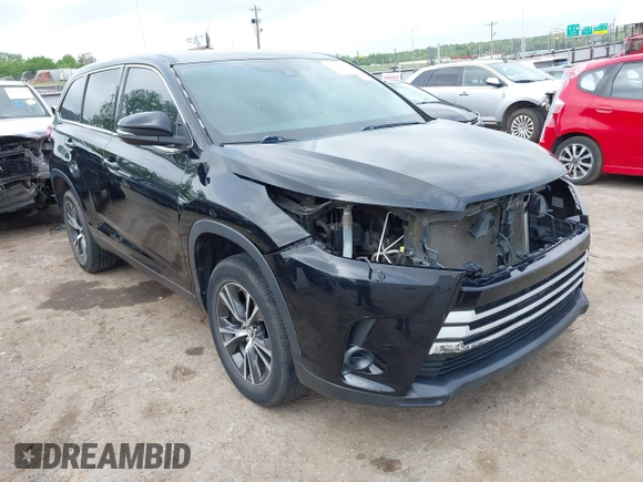 2019 Toyota Highlander LE z VIN 5TDZZRFH3KS313011, wystawiony jako IAAI lot #42140309 z przebiegiem 129 487 mil mil oraz . Historia ofert i sprzedaży dostępna na DreamBid. Obrazek 1.